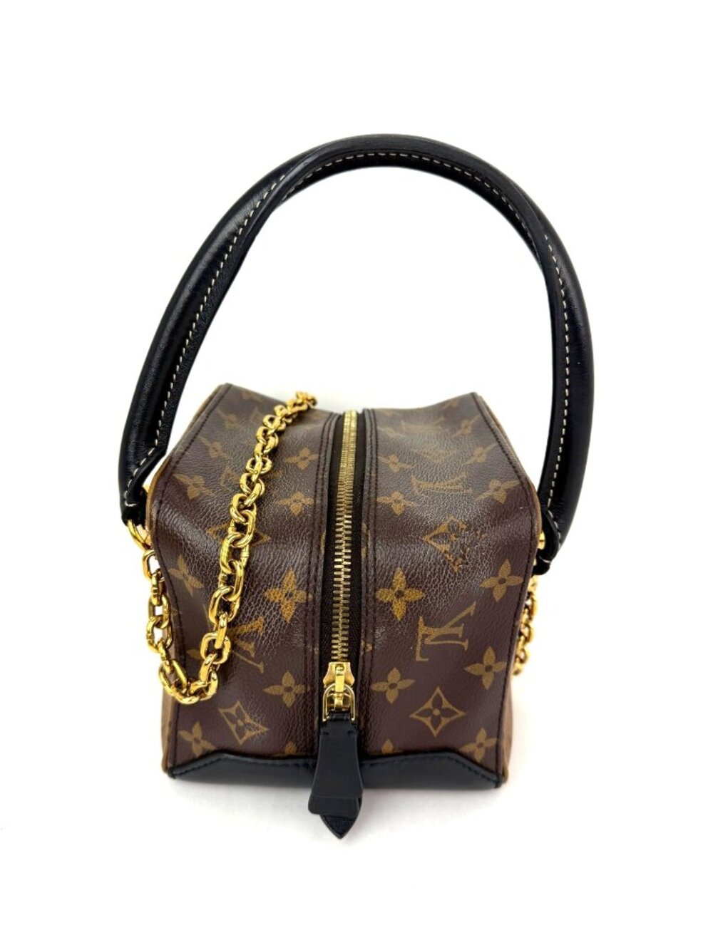 Louis Vuitton Reverse Monogram Square Shoulder Hand Bag